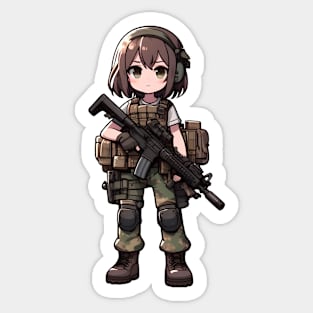 Tactical Girl Sticker